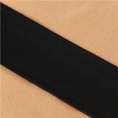Резинка бельевая, 45 мм, 25 м, цвет чёрный
