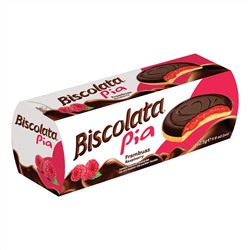Печенье Biscolata Pia KEK с малиновой начинкой покр.темным шоколадом 100гр.