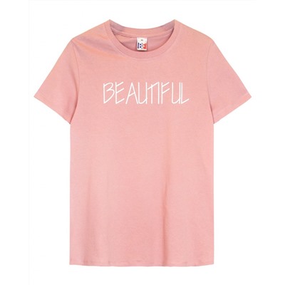 ЛГ-4340/1 Пижама женская (футболка, шорты) Светло-розовый