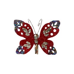 Елочное украшение бабочка Бали DM1824-3