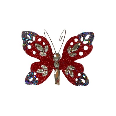 Елочное украшение бабочка Бали DM1824-3