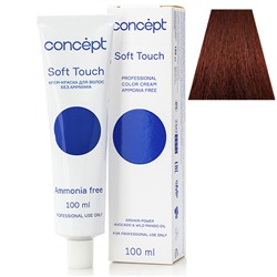 Крем-краска для волос без аммиака 7.75 блондин бежево-розовый Soft Touch Concept 100 мл