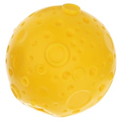 "Пэт тойс (Pet toys)" Игрушка для собаки "Луна" д7см h7,5см, резиновая, для лакомств и сухого корма, на картоне, цвета в ассортименте: желтый, серый, черный (Китай)