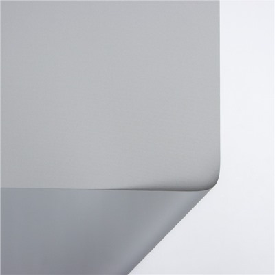 Штора рулонная «Оливия», премиум блэкаут, 61×160 см, 3 варианта крепления, цвет серый