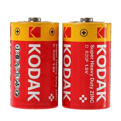 Батарейка D Kodak R20 SR-2 (24) (120) ЦЕНА УКАЗАНА ЗА 1 ШТ