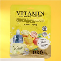 Маска салфетка для лица с витаминами, EKEL, 23 гр 7622242