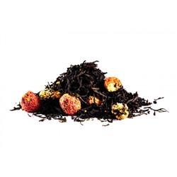 Чай Gutenberg чёрный ароматизированный "Земляничный десерт" Premium, 0,5 кг