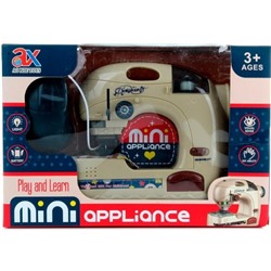 Mini Appliance. Швейная машинка 6707А средняя 16х20 см свет на батарейках, в коробке арт.200813543