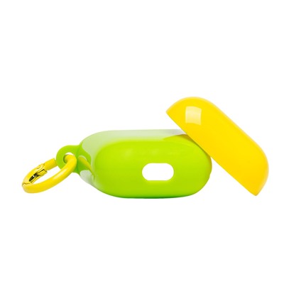 Чехол - PCP02 для кейса "Apple AirPods/AirPods 2" (green/yellow) (001)