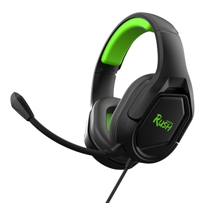 Компьютерная гарнитура Smart Buy SBHG-9720 RUSH STRIKE'EM игровая (black/green)