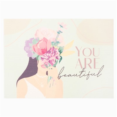 Салфетка на стол Доляна "You are beautiful" ПВХ 40*29см