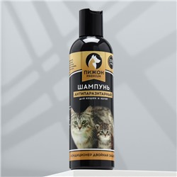Шампунь "Пижон Premium" антипаразитарный для кошек и котят двойная защита, 250 мл