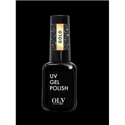 OLYSTYLE Топовое покрытие без липкого слоя Glitter Top Coat тон 03 gold