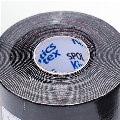 Кинезио тейп Spol Tape корейский, 5 см x 5 м, черный