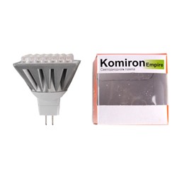 Светодиодная лампа Komiron Empire MR16-GU5.3-49LED-F6 WARM WHITE 3000