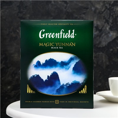 Чай чёрный Greenfield Magic Yunnan, 100 пакетиков*2 г