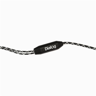 Проводные наушники с микрофоном внутриканальные Dialog ES-F15 Jack 3,5  (black)