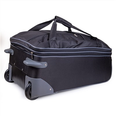 Дорожная сумка на колесах П7123 (24") сумка (Черный)