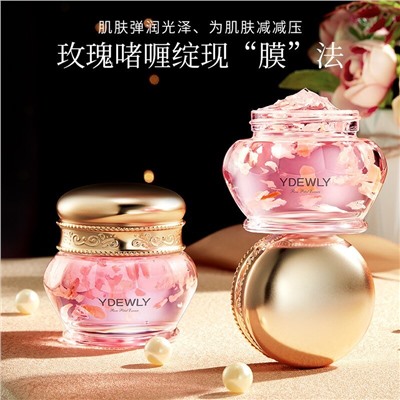 Ночная маска гель несмываемая для лица Ydewly Rose Petal Essence  c экстрактом розы 60gКосметика уходовая для лица и тела от ведущих мировых производителей по оптовым ценам в интернет магазине ooptom.ru.