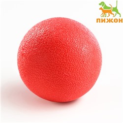 Игрушка "Цельнолитой шар" большой, 5 см, каучук, красный
