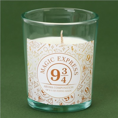 Новогодняя свеча в стакане «Magic express», аромат ваниль