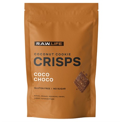 Печенье "Crisps Кокос-Шоколад"