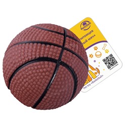 Игрушка для питомцев "Баскетбольный мяч". Диаметр 6,5 см NEW