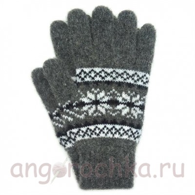 Теплые шерстяные перчатки - 400.155