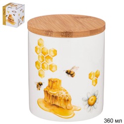 Банка с крышкой Honey Bee Lefard 360 мл / 133-348 /уп 12/