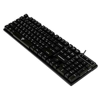 Клавиатура Nakatomi Gaming KG-23U мембранная игровая с подсветкой USB (black)