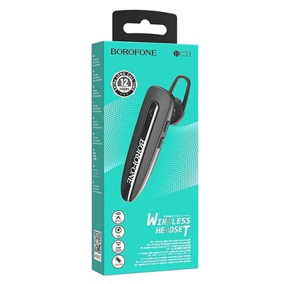 Bluetooth-гарнитура Borofone BC33 Basic micro USB (black)