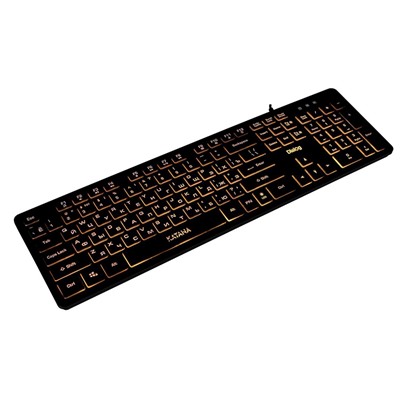 Клавиатура Dialog Katana-Multimedia KK-ML17U мембранная игровая с подсветкой USB (black)
