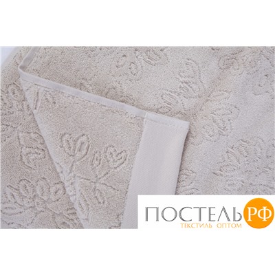 1010G10117105 Полотенце Soft cotton LEAF бежевый 75X150