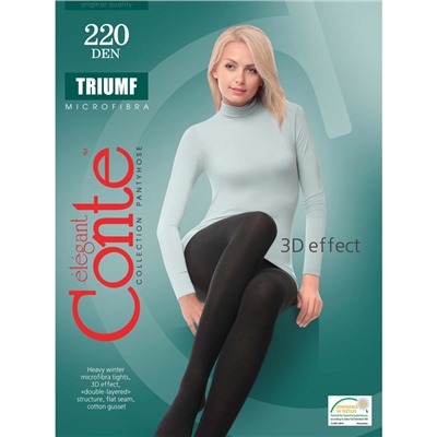 Колготки жен. Conte TRIUMF 220, р.3 mocca