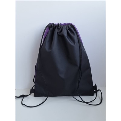 Рюкзак мешок для обуви с дополнительным наружным карманом на молнии, арт.238.367