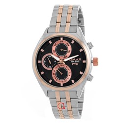 OMAX JSM007N012 (STEEL COLOR/ROSE GOLD)