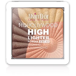 Alvin D`or HL-01 Пудровый хайлайтер (тон 03) 3х1 Glow Illuminating Hd Hollywod