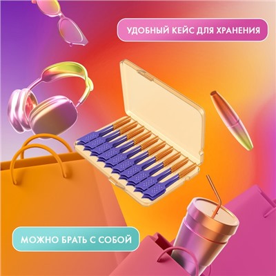 Межзубный ершик SPLAT SMILEX ORTHO+ со вкусом мяты, размер S, мягкий, 30 шт