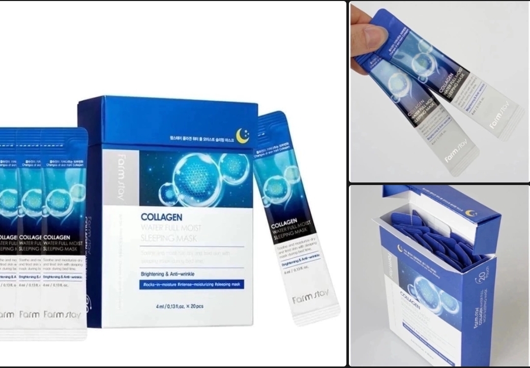 Collagen water full moist sleeping mask