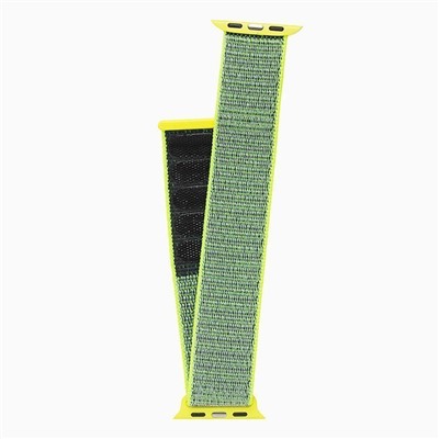 Ремешок - ApW22 Apple Watch 38/40/41мм спорт текстиль липучка (green)