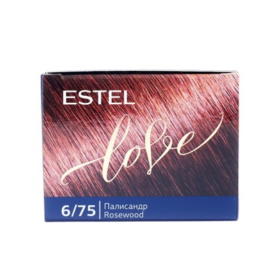 Стойкая крем-краска  для волос ESTEL LOVE палисандр