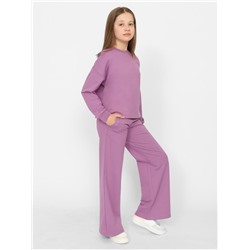 Костюм для девочки (джемпер, брюки) Фиолетовый