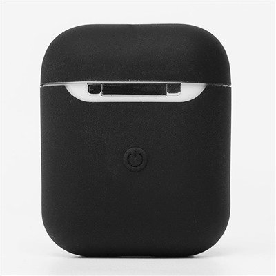 Чехол - Soft touch для кейса "Apple AirPods 2" (black)