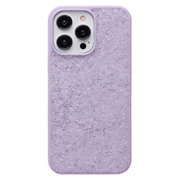 Чехол-накладка - PC071 POSH SHINE для "Apple iPhone 14 Pro Max" россыпь кристаллов (ice violet) (231602)