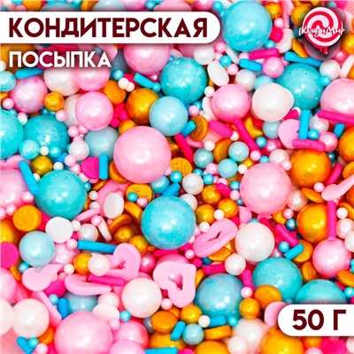 Кондитерская посыпка «Цветная карамель», 50 г