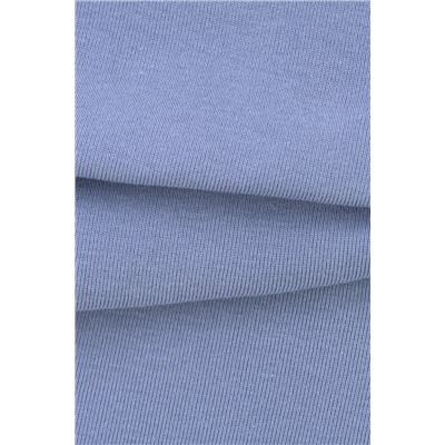 Майка К 1070 пыльно-голубой джинс(геометрия)