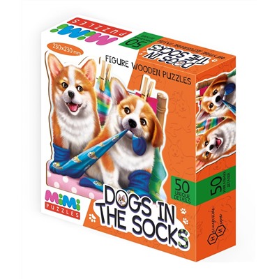 Mimi Puzzles «Dogs in the socks»