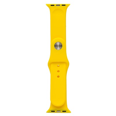 Ремешок - ApW01 Apple Watch 38/40/41мм силикон (018) (yellow)