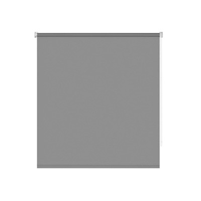 Рулонная штора «Плайн», 50х160 см, цвет серый