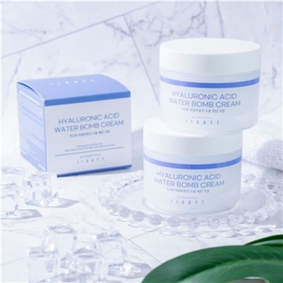 Jigott Крем для лица увлажняющий с гиалуроновой кислотой / Hyaluronic Acid Water Bomb Cream, 150 мл